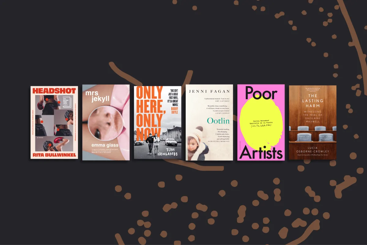 gordon Burn prize shortlist 2025 book jackets